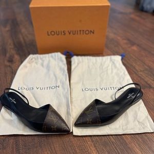 Louis Vuitton Women’s Shoes - BRAND NEW - Cherie Flat Slingback Ballerina Flats
